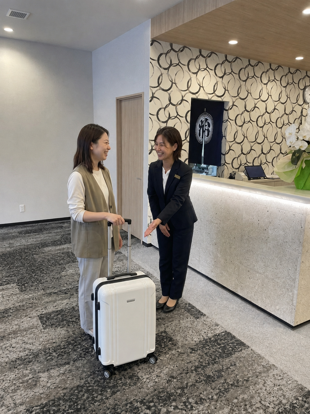【知っておくと便利!】チェックイン前・後もお車と荷物をお預かりします!